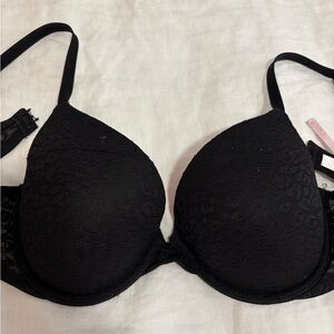 Victoria’s Secret PINK Black Cheetah Print Bra
